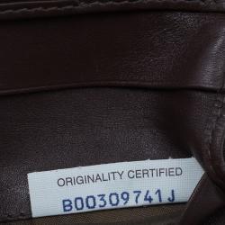 Pre Owned Bottega Veneta Brown Intrecciato Wallet