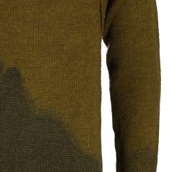 Pre Owned Bottega Veneta Men's Brown Green Knit Sweater M