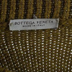 Pre Owned Bottega Veneta Men's Brown Green Knit Sweater M