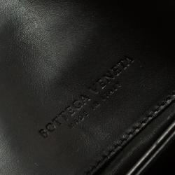 Bottega Veneta Black Intrecciato Leather Briefcase  