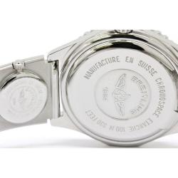 Pre Owned Breitling Blue Stainless Steel Chronospace Men's Wristwatch 42MM