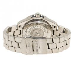Breitling Yellow Stainless Steel SuperOcean Men's Wristwatch 41.5MM