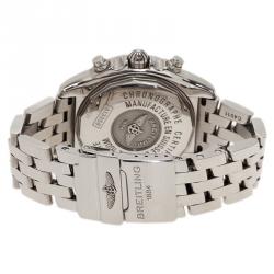 مملوكة مسبقًا Breitling White Stainless Steel Galactic Men's Wristwatch 39MM