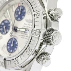 Pre Owned Breitling Silver Stainless Steel Superocean Men's Wristwatch 42MM