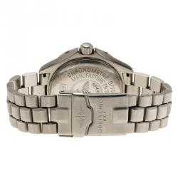 Pre Owned Breitling Black Stainless Steel SuperOcean Men's Wristwatch 42MM