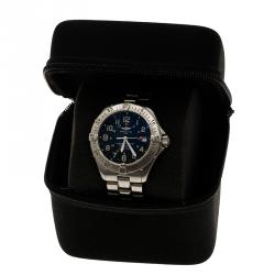 Pre Owned Breitling Black Stainless Steel SuperOcean Men's Wristwatch 42MM
