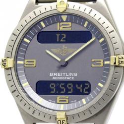 Breitling Grey Titanium Aerospace Men's Wristwatch 40MM