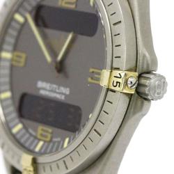 Breitling Grey Titanium Aerospace Men's Wristwatch 40MM