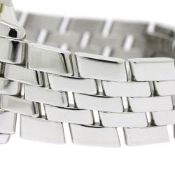 Pre Owned Breitling Silver 18K Yellow Gold and Stainless Steel Chronomat Evolution Men's Wristwatch 44MM