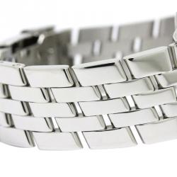 Pre Owned Breitling Silver 18K Yellow Gold and Stainless Steel Chronomat Evolution Men's Wristwatch 44MM