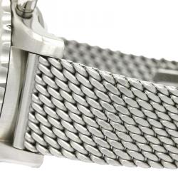 مملوكة مسبقًا Breitling Silver Stainless Steel Chronospace Men's Wristwatch 48MM