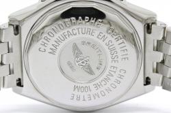 Pre Owned Breitling Blue Stainless Steel Chronomat Men's Wristwatch 40MM