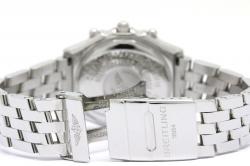 Pre Owned Breitling Blue Stainless Steel Chronomat Men's Wristwatch 40MM