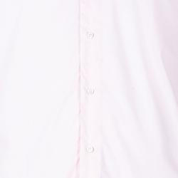 Pre Owned Brioni Men's Light Pink Cotton Shirt L
