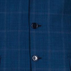 Pre Owned بليزر بريوني صوف أزرق للرجال M