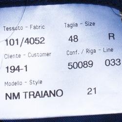 Pre Owned بليزر بريوني صوف أزرق للرجال M