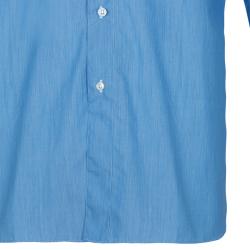 Pre Owned Brioni Men's Light Blue Cotton Shirt M