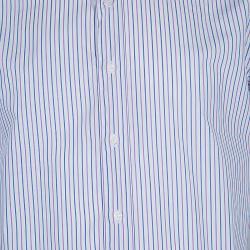 Pre Owned Brioni Multicolor Striped Shirt L
