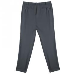 Brioni Grey Wool Roman Style Regular Fit Trousers 4XL