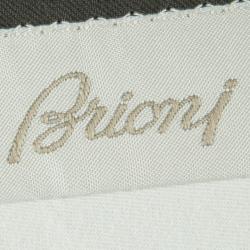 Brioni Olive Green Roman Style Wool Trousers 4XL