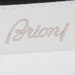Brioni Black Roman Style Wool Trousers 4XL