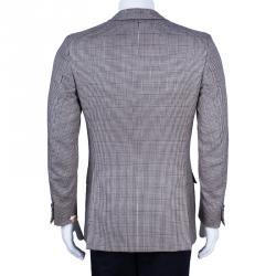 Brioni Men's Multicolor Houndstooth Blazer M