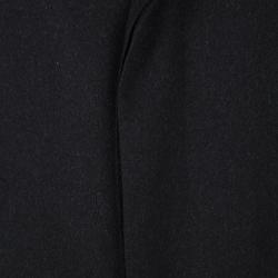 Pre Owned معطف بريوني كشمير أسود طويل XL