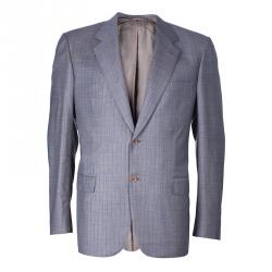 مملوكة مسبقًا بذلة رجالي بريوني بالاتينو رصاصي L