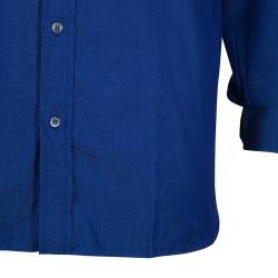 Pre Owned Brioni Men's Dark Blue Button Down Shirt XL