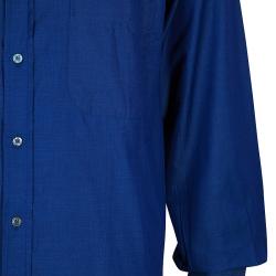 Pre Owned Brioni Men's Dark Blue Button Down Shirt XL