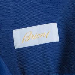 Pre Owned Brioni Men's Dark Blue Button Down Shirt XL