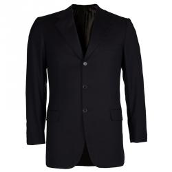 مملوكة مسبقًا بذلة بريوني بني داكن مخططة M