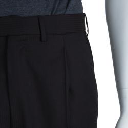 مملوكة مسبقًا بذلة بريوني بني داكن مخططة M