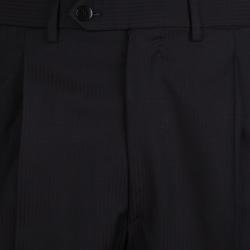 مملوكة مسبقًا بذلة بريوني بني داكن مخططة M