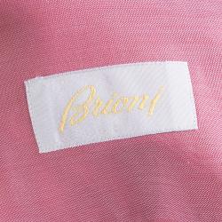 Pre Owned Brioni Pink Long Sleeve Buttondown Cotton Shirt S