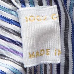 Pre Owned Brioni Multicolor Striped Cotton Long Sleeve Shirt XL