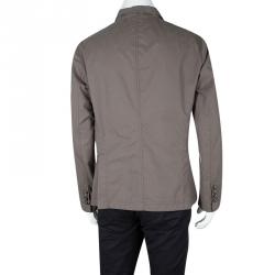 Brunello Cuccinelli Brown Double Breasted Jacket M