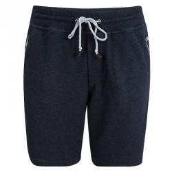 Pre Owned Brunello Cucinelli Dark Blue Zip Pocket Detail Shorts L