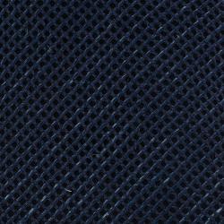 Pre Owned Burberry Navy Blue Woven Silk and Linen Blend Tie