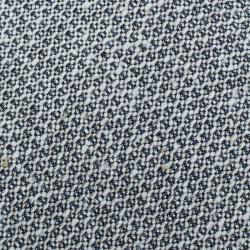 Pre Owned Burberry White and Grey Textured Silk Tie
