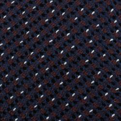 Pre Owned Burberry Purple Two Tone Woven Silk Tie