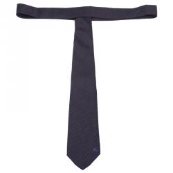 Pre Owned ربطة عنق بربري حرير أرجواني