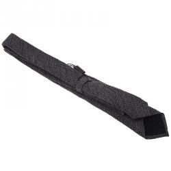 Pre Owned Burberry Grey Cashmere and Wool Blend Tie 