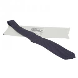 Burberry Purple Dot Silk Tie