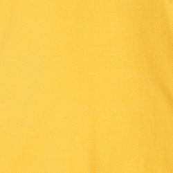 Pre Owned تيشيرت بربري بيكيه بولو قطن أصفر للرجال XL