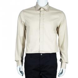 Pre Owned قميص بربري قطن للرجال L