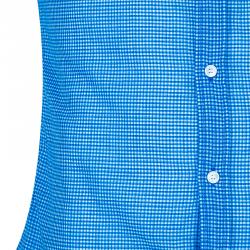 Pre Owned Burberry Men's Blue Check Shirt M