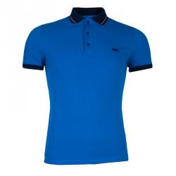 Pre Owned تيشيرت بربري بولو أزرق للرجال S