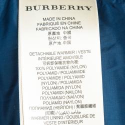 Pre Owned Burberry Kensington Men's Trench Coat With Removable Down-feather Warmer XXL