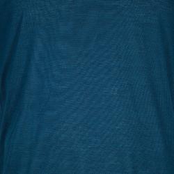 Pre Owned Burberry Men's Blue V-Neck T-Shirt XXL